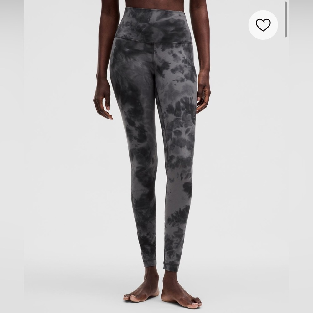 Lululemon Athletica Gray Leggings High-Waisted Stretchy